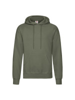 The Signature Hoodie: Kvalitná Unisex pánska Mikina s Kapucňou olivová | Fruitshop