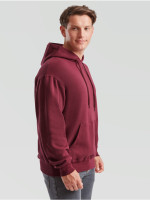 The Signature Hoodie: Kvalitná Unisex pánska Mikina s Kapucňou Bez potlače vínová | Fruitshop