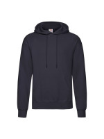 The Signature Hoodie: Kvalitná Unisex pánska Mikina s Kapucňou Bez potlače Tmavomodrá | Fruitshop