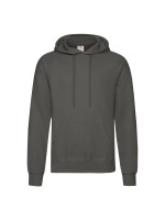 The Signature Hoodie: Kvalitná Unisex pánska Mikina s Kapucňou Bez potlače Šedá | Fruitshop