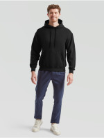 Kvalitná Unisex pánska Mikina s Kapucňou Bez potlače čierna Fruit of the Loom | Fruitshop