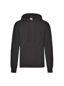 Kvalitná Unisex pánska Mikina s Kapucňou Bez potlače čierna Fruit of the Loom | Fruitshop