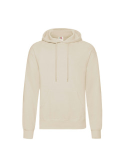 Kvalitná Unisex pánska Mikina s Kapucňou Bez potlače natural prírodná Fruit of the Loom | Fruitshop