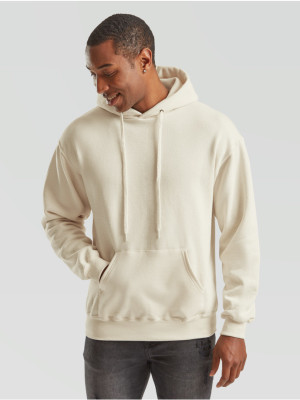 Kvalitná Unisex pánska Mikina s Kapucňou Bez potlače natural prírodná Fruit of the Loom | Fruitshop