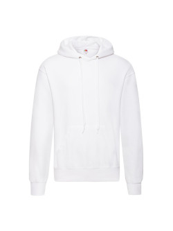 Kvalitná Unisex pánska Mikina s Kapucňou Bez potlače biela Fruit of the Loom | Fruitshop