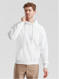 Kvalitná Unisex pánska Mikina s Kapucňou Bez potlače biela Fruit of the Loom | Fruitshop