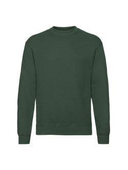 Kvalitná Unisex pánska Mikina Bez kapucne zelená 280g | Fruitshop