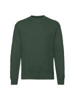 Kvalitná Unisex pánska Mikina Bez kapucne zelená 280g | Fruitshop