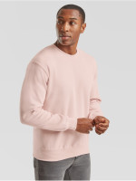 Kvalitná Unisex pánska Mikina Bez kapucne Bledoružová 280g | Fruitshop