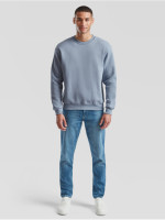 Kvalitná Unisex pánska Mikina Bez kapucne Minerálna modrá 280g | Fruitshop