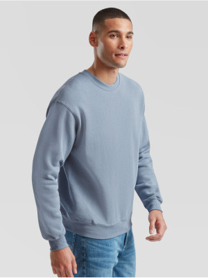 Kvalitná Unisex pánska Mikina Bez kapucne Minerálna modrá 280g | Fruitshop