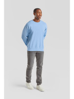 Kvalitná Unisex pánska Mikina Bez kapucne Nebeská modrá 280g | Fruitshop