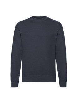 Kvalitná Unisex pánska Mikina Bez kapucne Tmavomodrá 280g | Fruitshop