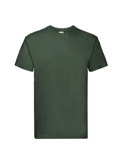 Pánske Unisex pevné  bavlnené Tričko Bez potlače Fruit of the Loom zelené 205g | Fruitshop