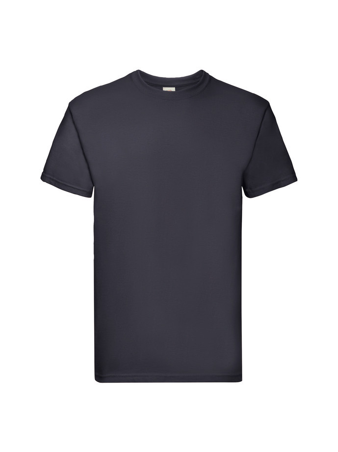 Pánske Unisex pevné  bavlnené Tričko Bez potlače Fruit of the Loom Tmavomodré 205g | Fruitshop