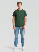 Prémiové Unisex pánske bavlnené Tričko Bez potlače Zelené 195g | Fruitshop