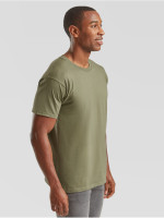 Prémiové Unisex pánske bavlnené Tričko Bez potlače Olivové 195g | Fruitshop