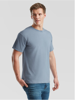 Prémiové Unisex pánske bavlnené Tričko Bez potlače Minerálna modrá 195g | Fruitshop
