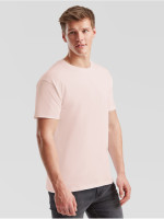 Prémiové Unisex pánske bavlnené Tričko Bez potlače Bledoružové 195g | Fruitshop