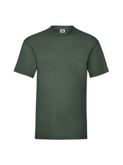 Pánske bavlnené tričko bez potlače zelené The Essential Tee: Kvalitné Unisex Tričko 165g | Fruitshop