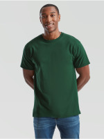 Pánske bavlnené tričko bez potlače zelené The Essential Tee: Kvalitné Unisex Tričko 165g | Fruitshop