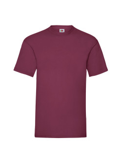 Pánske bavlnené tričko farba vínová bez potlače The Essential Tee: Kvalitné Unisex Tričko 165g | Fruitshop