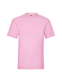 Pánske bavlnené tričko ružové bez potlače The Essential Tee: Kvalitné Unisex Tričko 165g | Fruitshop