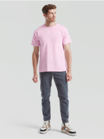 Pánske bavlnené tričko ružové bez potlače The Essential Tee: Kvalitné Unisex Tričko 165g | Fruitshop