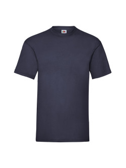 Pánske bavlnené tričko tmavomodré bez potlače The Essential Tee: Kvalitné Unisex Tričko 165g | Fruitshop