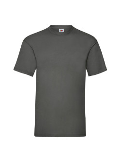 Pánske bavlnené tričko tmavošedé bez potlače Fruit of the Loom The Essential Tee: Kvalitné Unisex Tričko 165g | Fruitshop