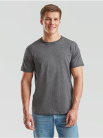 Pánske bavlnené tričko melírové bez potlače Fruit of the Loom The Essential Tee: Kvalitné Unisex Tričko 165g | Fruitshop