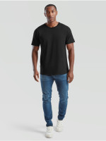 Pánske bavlnené tričko čierne bez potlače Fruit of the Loom The Essential Tee: Kvalitné Unisex Tričko 165g | Fruitshop