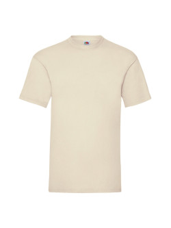 Pánske bavlnené tričko prírodné bez potlače Fruit of the Loom The Essential Tee: Kvalitné Unisex Tričko 165g | Fruitshop