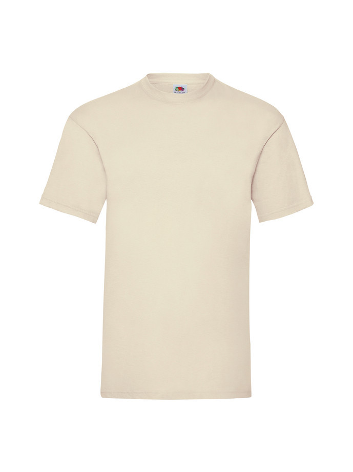 Pánske bavlnené tričko prírodné bez potlače Fruit of the Loom The Essential Tee: Kvalitné Unisex Tričko 165g | Fruitshop