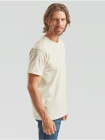 Pánske bavlnené tričko prírodné bez potlače Fruit of the Loom The Essential Tee: Kvalitné Unisex Tričko 165g | Fruitshop