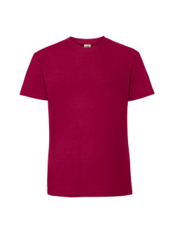 Prémiové Unisex pánske bavlnené Tričko Bez potlače malinové 195g | Fruitshop