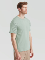 Prémiové Unisex pánske bavlnené Tričko Bez potlače bledozelené 195g | Fruitshop