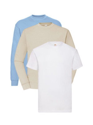 Trio Systém: 2x Mikina + 1x Tričko | Výhodný Unisex Set | Fruitshop