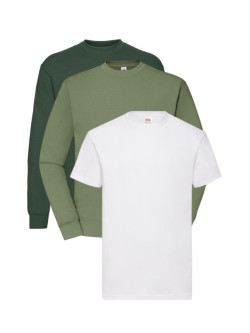 Trio Systém: 2x Mikina + 1x Tričko | Výhodný Unisex Set | Fruitshop