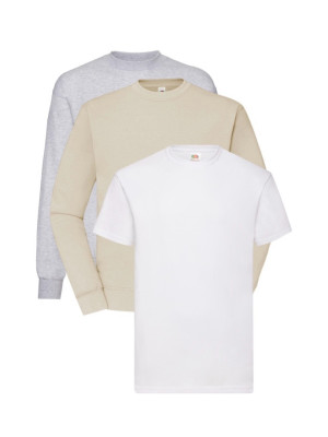 Trio Systém: 2x Mikina + 1x Tričko | Výhodný Unisex Set | Fruitshop