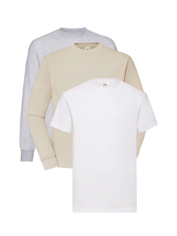 Trio Systém: 2x Mikina + 1x Tričko | Výhodný Unisex Set | Fruitshop