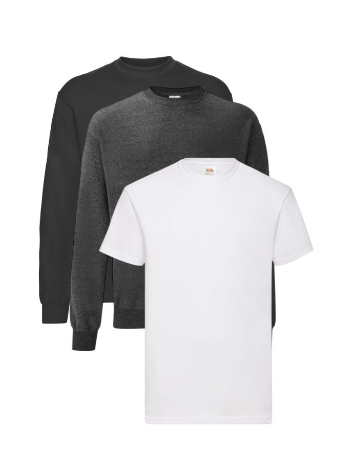 Trio Systém: 2x Mikina + 1x Tričko | Výhodný Unisex Set | Fruitshop