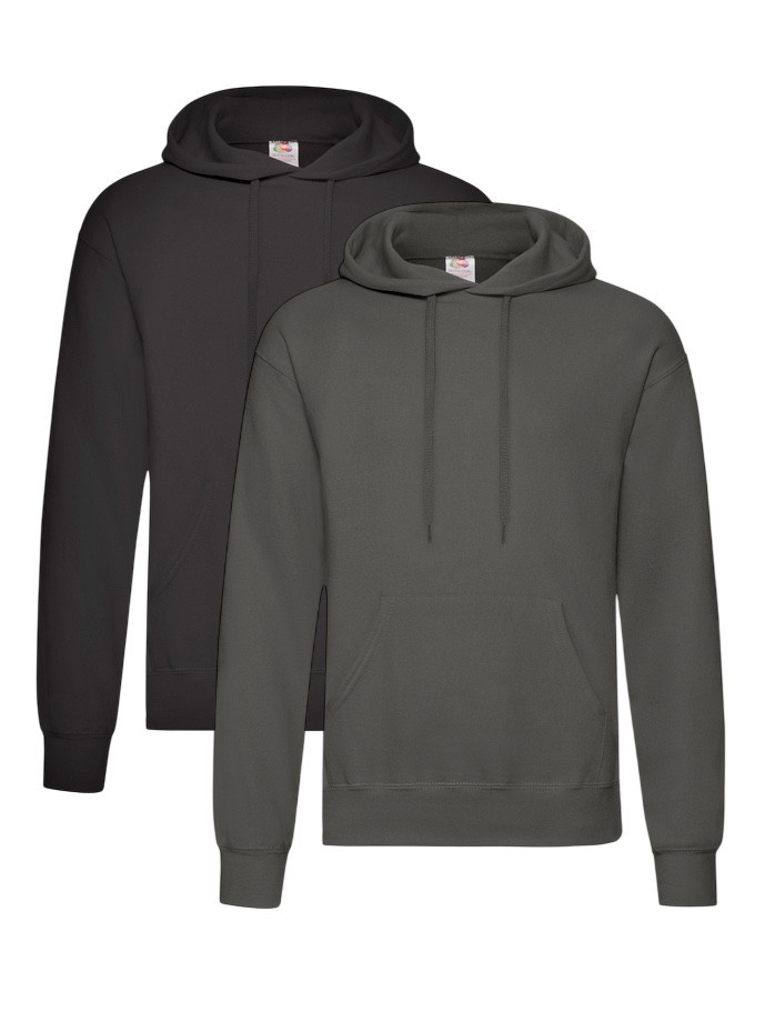 Hoodie Duo: Set 2 prémiových unisex mikín | Fruitshop