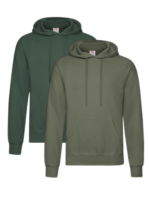 Hoodie Duo: Set 2 prémiových unisex mikín | Fruitshop