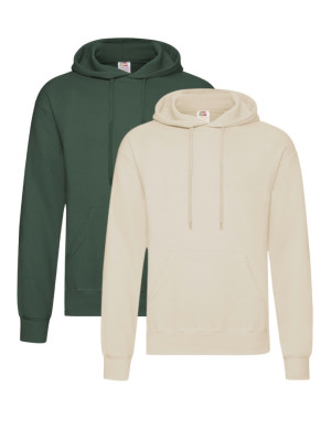Hoodie Duo: Set 2 prémiových unisex mikín | Fruitshop