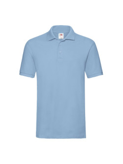 Polokošeľa pánska Premium modrá: 180g bavlna piqué, ktorá drží tvar | Fruitshop