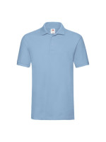 Polokošeľa pánska Premium modrá: 180g bavlna piqué, ktorá drží tvar | Fruitshop