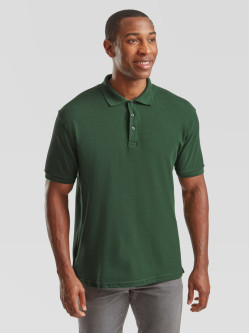 Polokošeľa pánska zelená Premium: 180g bavlna piqué, ktorá drží tvar | Fruitshop