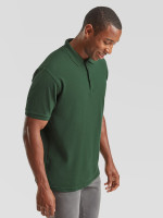 Polokošeľa pánska zelená Premium: 180g bavlna piqué, ktorá drží tvar | Fruitshop