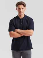 Polokošeľa pánska tmavomodrá Premium: 180g bavlna piqué, ktorá drží tvar | Fruitshop